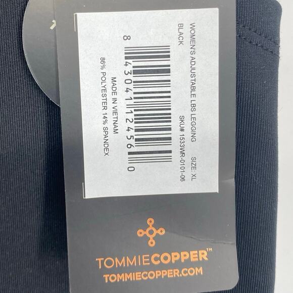 Tommie Copper Women XL Pro-Grade Lower Back Support Leggings Breathable UPF 50 - Picture 2 of 12